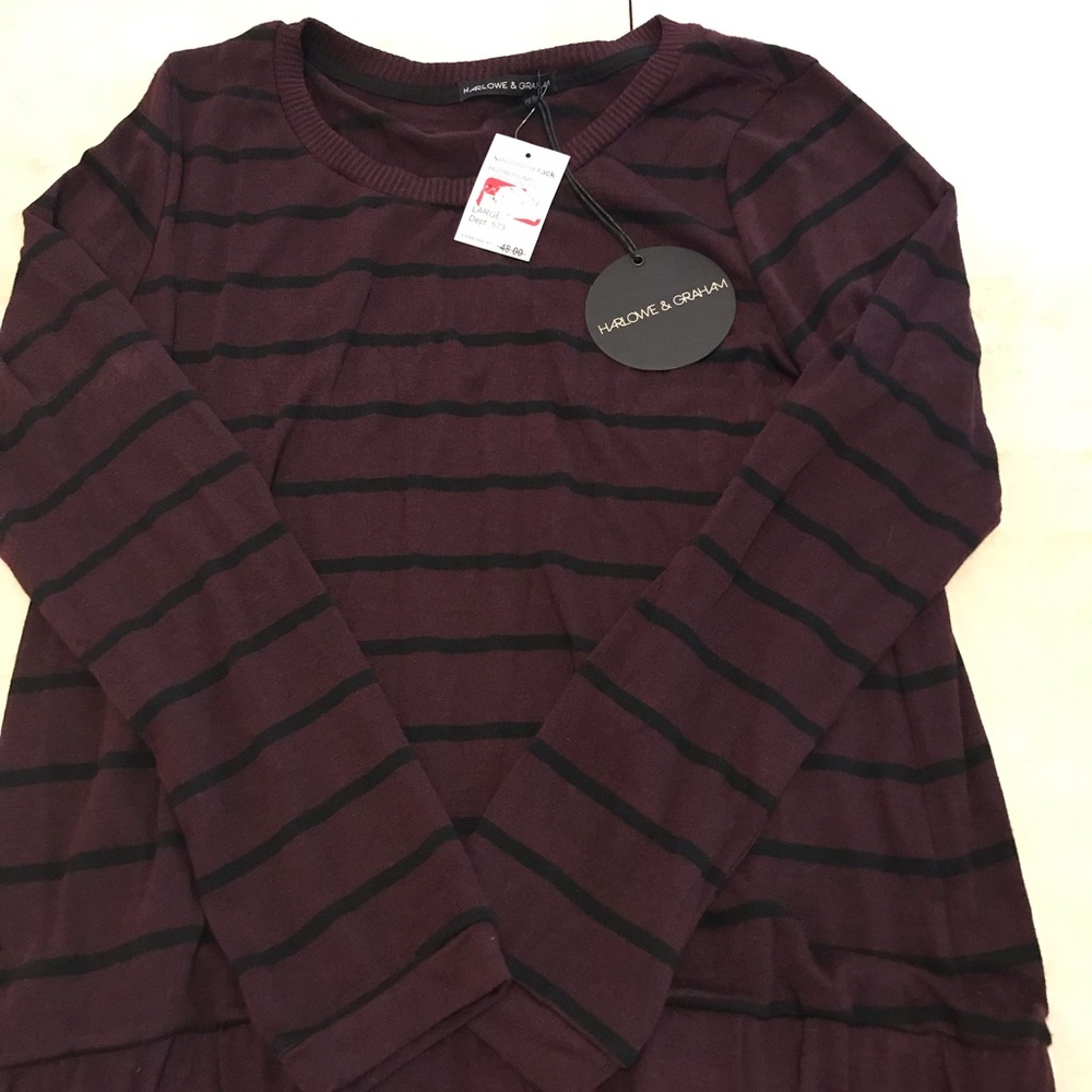 Ladies stripped sweater